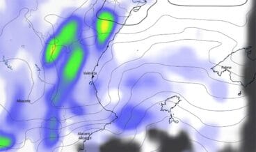 prediccion de lluvias en denia durante el lunes 26 de abril