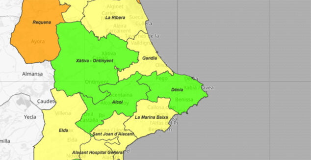 Image: Situation du coronavirus par départements le 23 avril