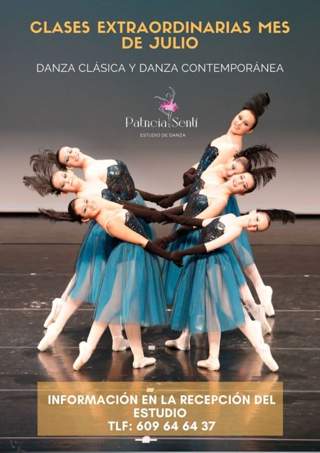 clases extraordinarias mes de julio estudio de danza patricia senti
