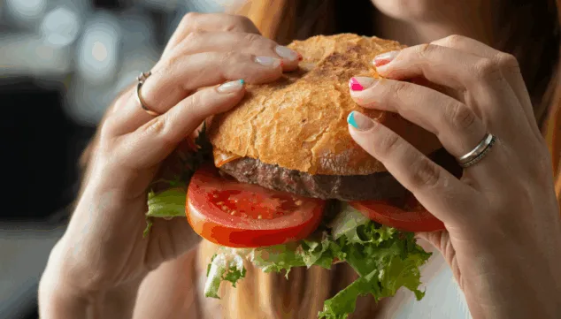 disfruta de las deliciosas hamburguesas de movida