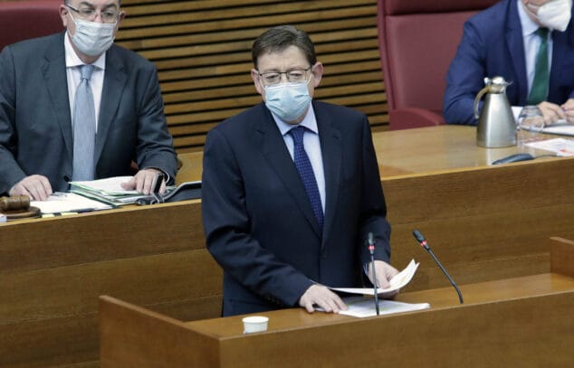 Imagen: El president señala que la Comunitat se ha situado ya %22en la vía rápida de la recuperación económica y social%22, junto a los territorios que van a liderar el crecimiento y el empleo en 2021