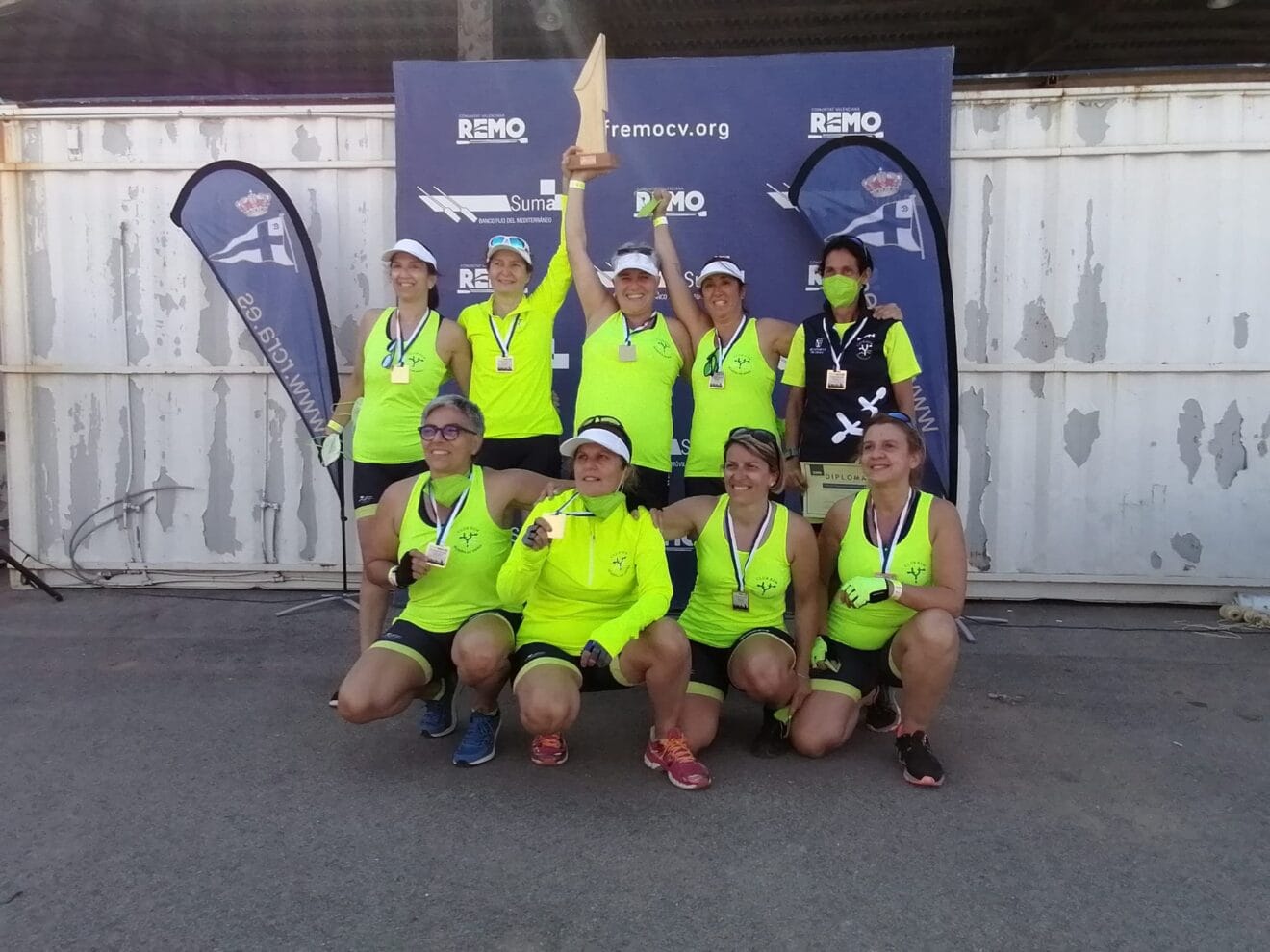 Las veteranas del Club Rem Marina de Dénia se proclaman ganadoras del Campeonato autonómico de Llaüt Mediterráneo