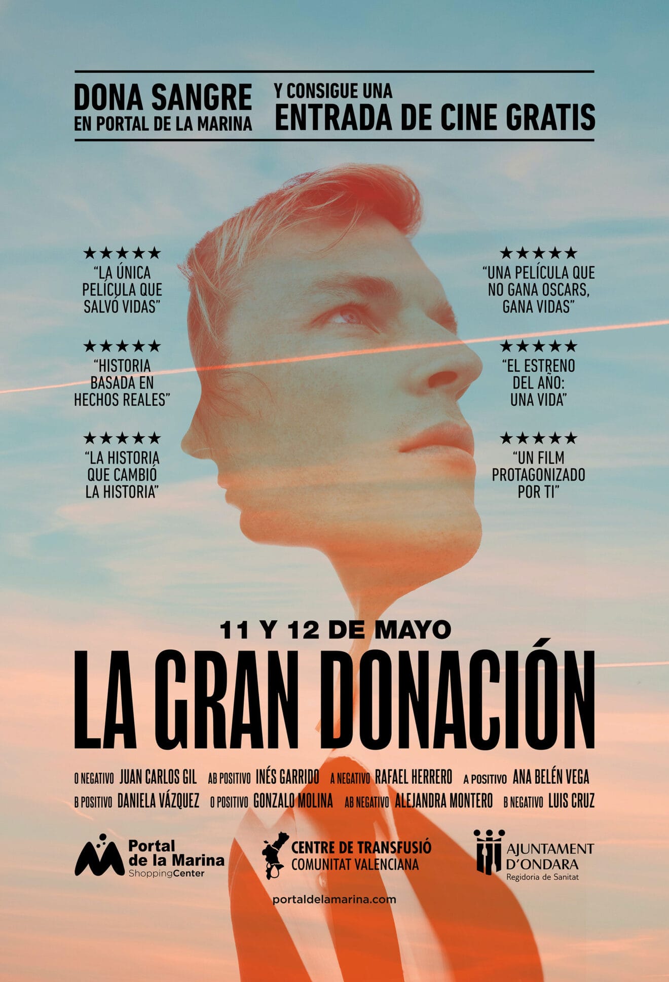 Maratón de donación de sangre - Portal de la Marina