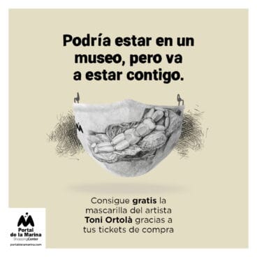 Mascarilla creada por Toni Ortolà – Portal de la Marina