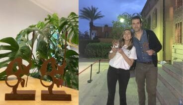 miembros de sapristi recogiendo el premio