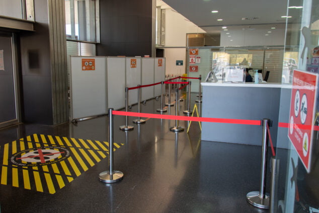 Bild: COVID-Korridor des Gesundheitsministeriums von Dénia