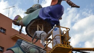 planta de la falla baix la mar durante las fiestas de 2016