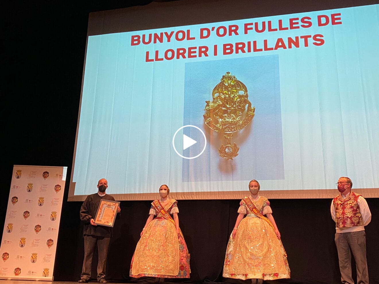 Play acto de entrega de recompensas falleras 2021