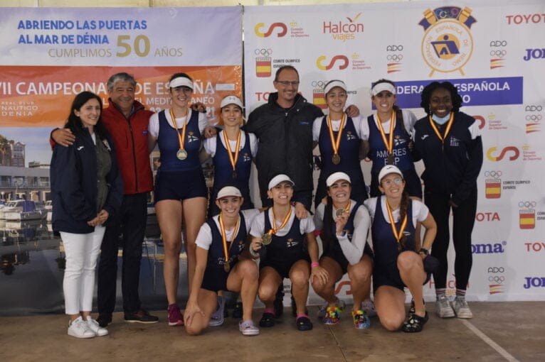 Podio del Campeonato de España de Remo