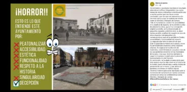 Publicación de la plataforma Obrim el centre en su perfil de Facebook