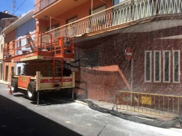 reforma de un particular en la calle pare pere de denia