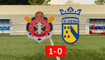 resultado del partido entre el ud portuarios y el cd denia
