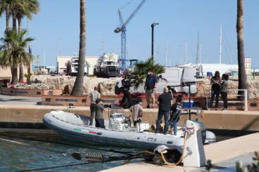 Rodaje de El Inmortal en Marina de Dénia 11