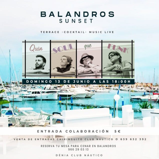Imagen: Actuación musical 'Quin Soul que Funk' - Restaurante Balandros