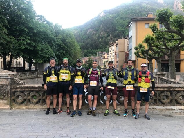 Imagen: Atletas del Dénia Corre desplazados para competir
