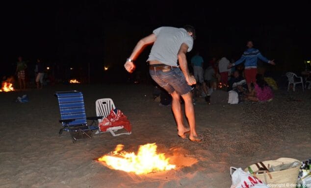 Imagen: Celebración de la Nit de Sant Joan en Dénia