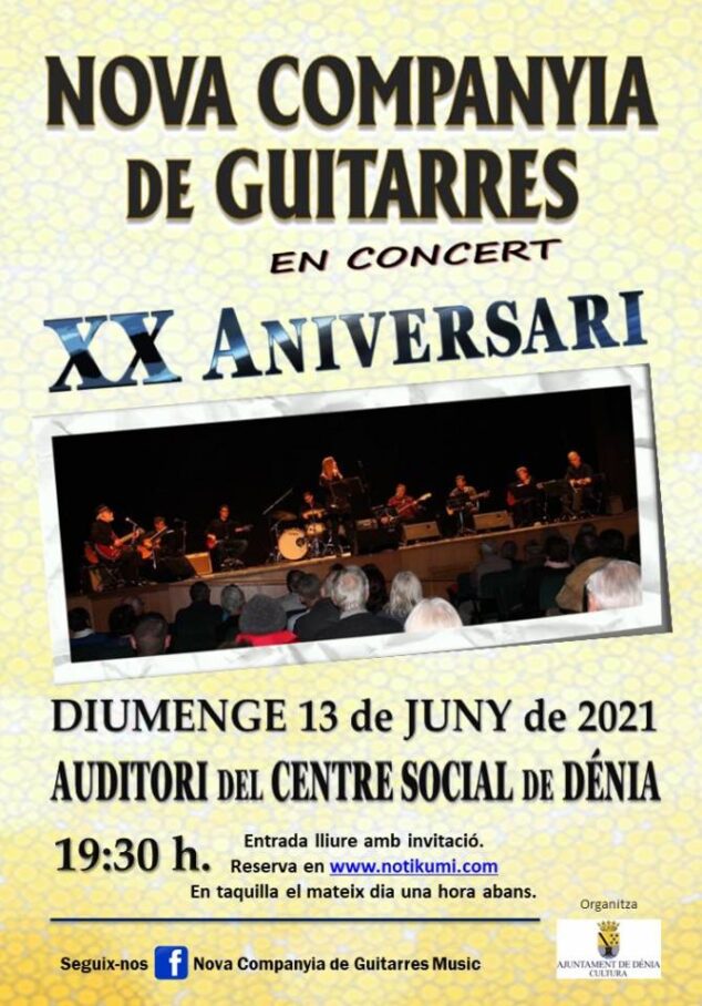 Imagen: Concierto de primavera XX aniversario de la Nova Companyia de Guitarres