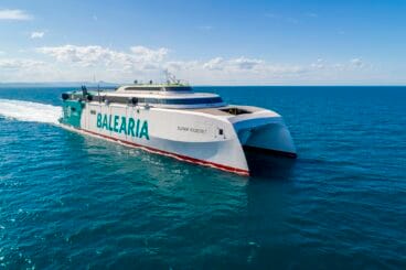 el aplaudido fast ferry eleanor roosevelt de balearia