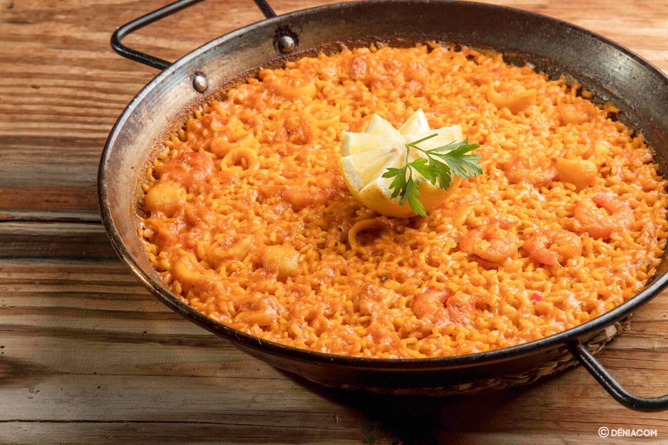 Paella de pescado en Dénia - Arrozes