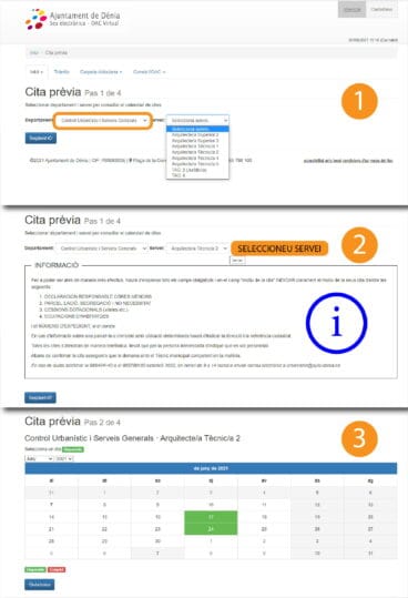 Paso a paso del proceso para pedir cita