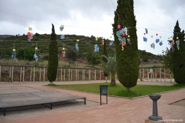 Imagen: Patio del Centro Ocupacional de La Xara