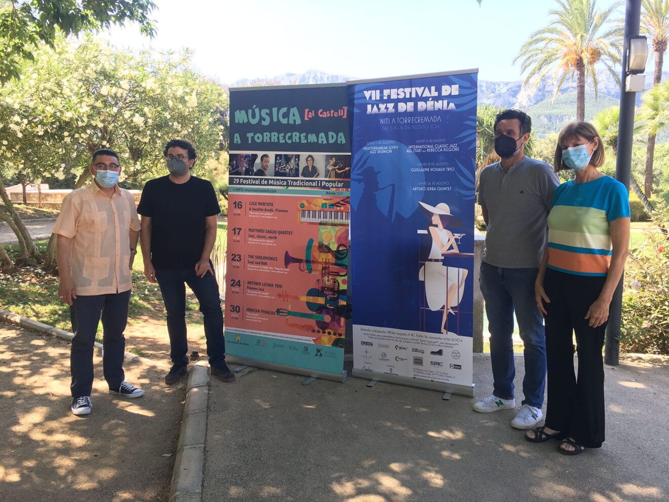 Presentación de las propuestas musicales de verano de los jardines de Torrecremada