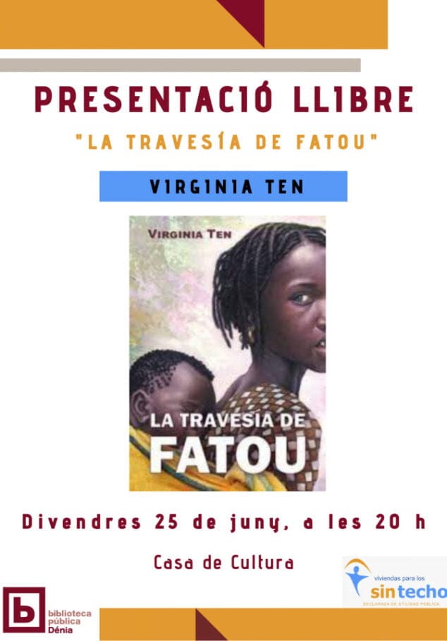 Virgina Ten presenta su libro «La travesía de Fatou» 1 Imagen: Virgina Ten presenta su libro «La travesía de Fatou»