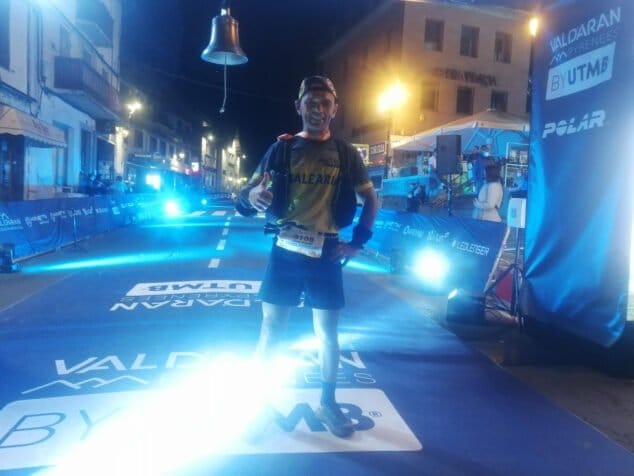 Imagen: Atleta del Dénia Corre durante la carrera