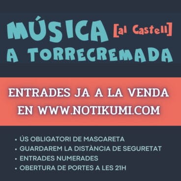 Cartel del Música al Castell 2021