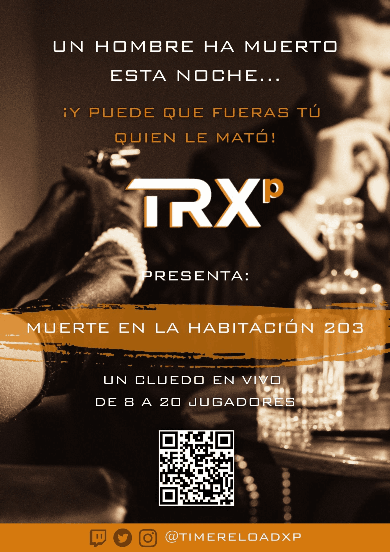 Cluedo en vivo con Tu Anfitriona
