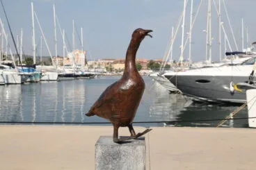 Esculturas frente al Mar en Marina de Dénia