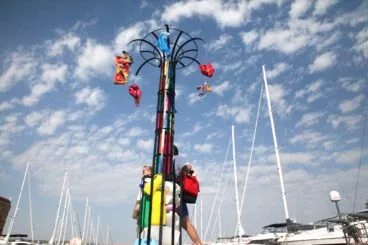 Esculturas frente al Mar en Marina de Dénia