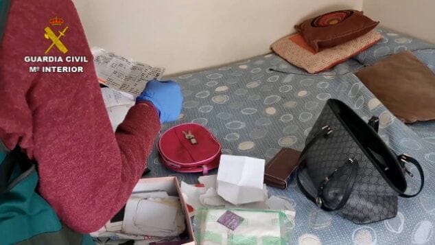 Imagen: Material incautado en los registros domiciliarios