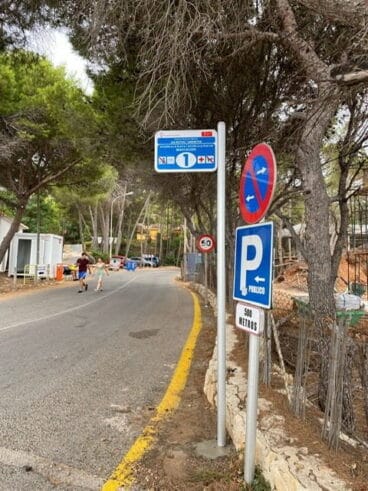 Nueva señalética en los accesos de las playas de Dénia