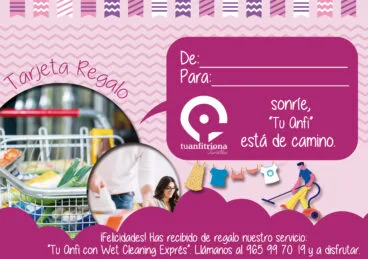 ta tarjeta regalo tu anfi con wet cleaning