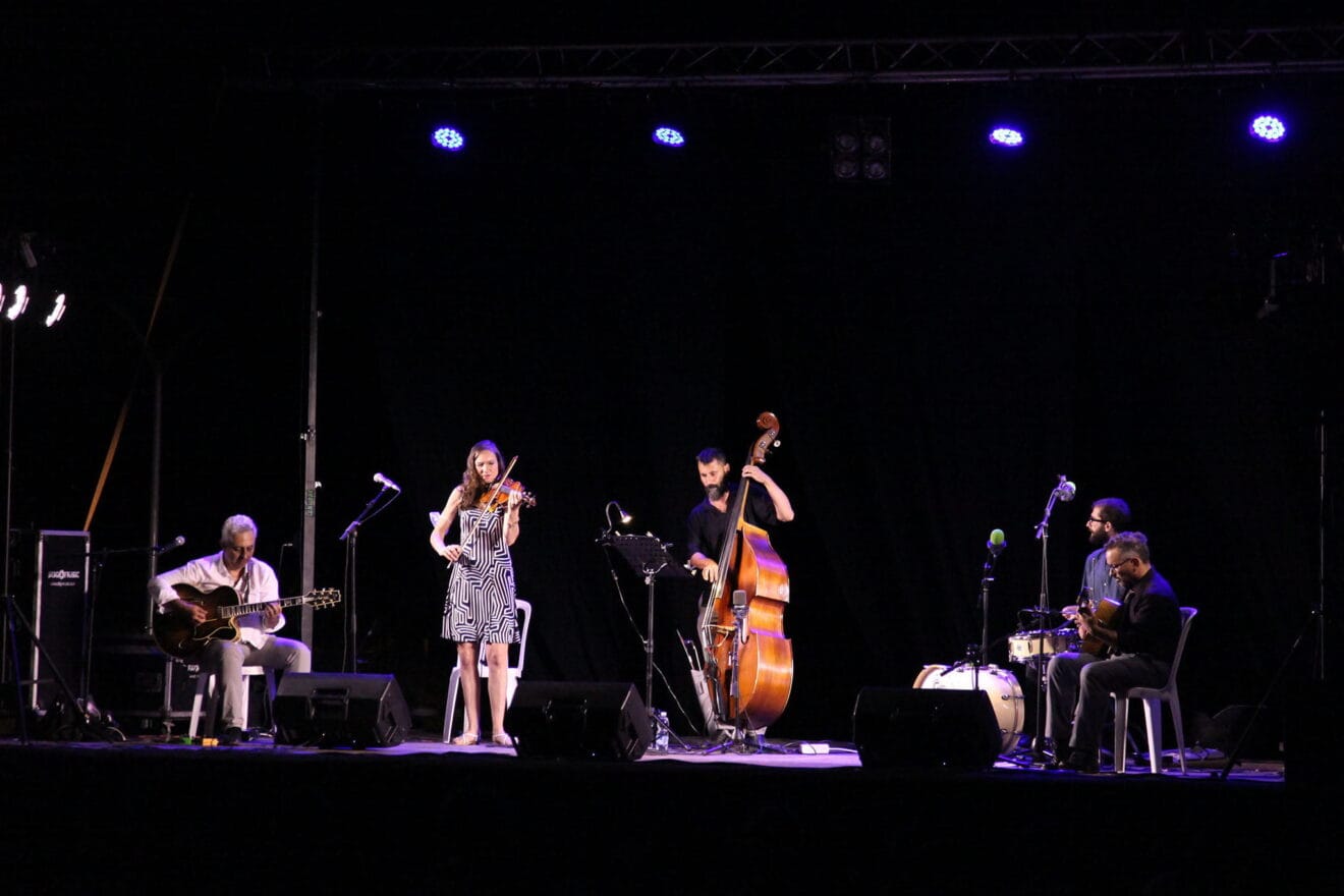 Actuación de Mediterranean Gypsy Jazz Reunion en el Festival de Jazz de Dénia