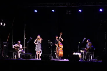 Actuación de Mediterranean Gypsy Jazz Reunion en el Festival de Jazz de Dénia
