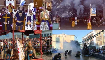 Destacada de la historia de los Moros y Cristianos de Dénia