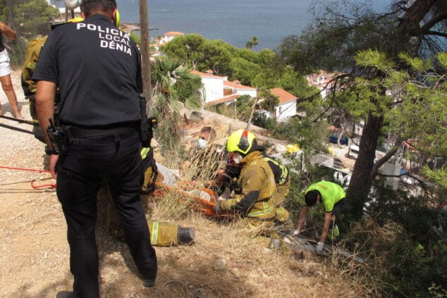 Imagen: Extracción del herido