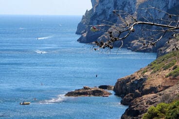 momento del rescate con el helicoptero en la cova tallada