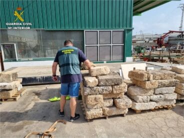 piedra tosca incautada en denia