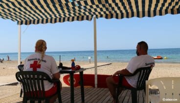 puesto de socorristas de punta del raset en 2020