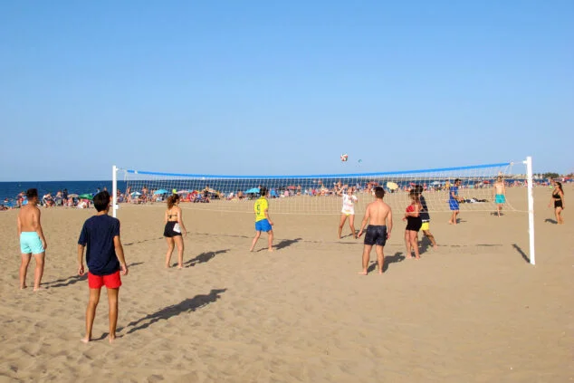 Imagen: Red de volley playa en Punta del Raset