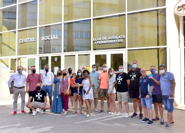 Imagen: Representantes de la FEMMICC durante la donación de sangre