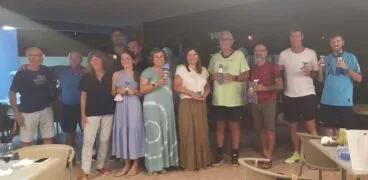 trofeos del torneo nocturno de tenis y padel