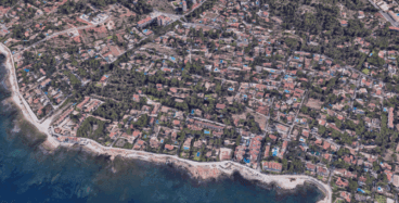 vista aerea de les rotes