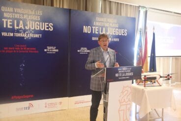 Ximo Puig anuncia el uso de drones para evitar ahogamientos en las playas