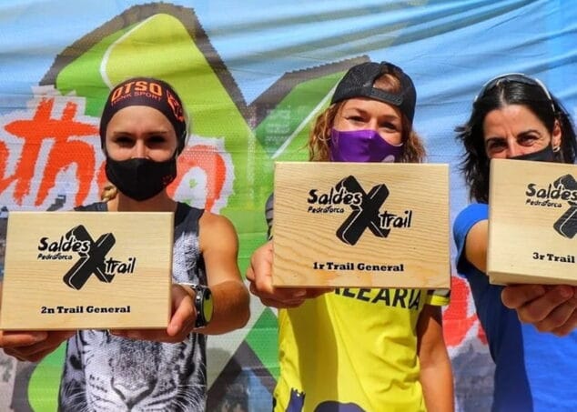 Imagen: Aida Pérez, ganadora de la Saldes Xtrail