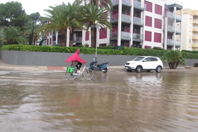 Imagen: Corte de calles por lluvias Dénia - Septiembre 2021
