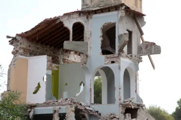 Demolición de la finca señorial de Les Rotes 10